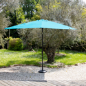 Parasol droit HAPUNA rectangulaire 2x3m bleu